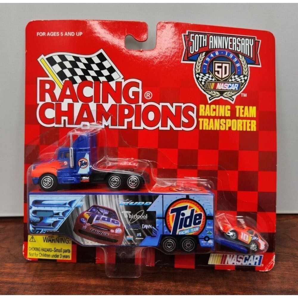 Racing Champions 50th Anniversary Team Transporter #10 Ricky Rudd Tide Racing
